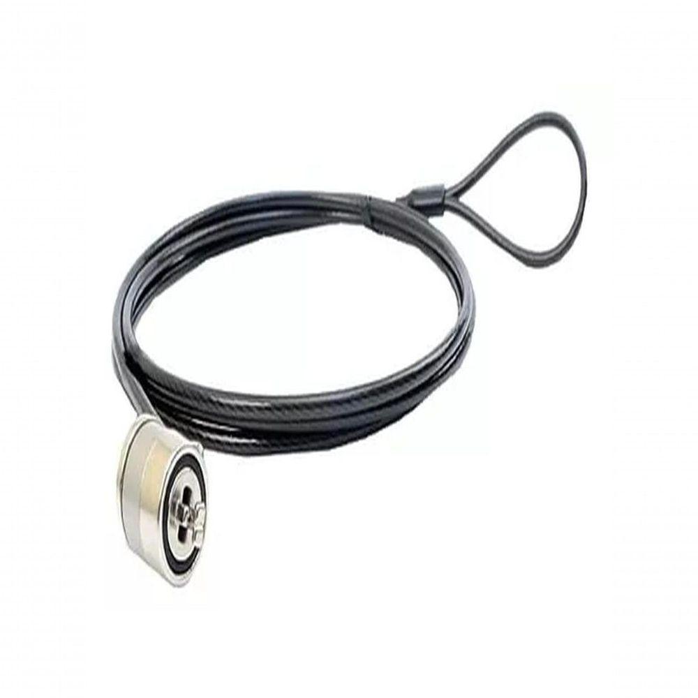 Trava Para Notebook C3tech Cs-30 Com Chave 1,8 Metros Preto - 3