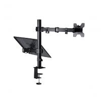Suporte Para Monitor E Notebook Com Articulacao Dupla - - 8