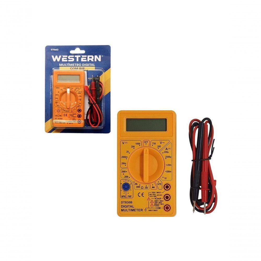 Multimetro Digital Western Com Bip - 2