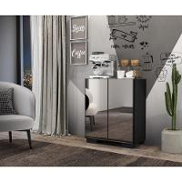 Aparador Cantinho do Café e 2 Portas Multimóveis Preto - 8