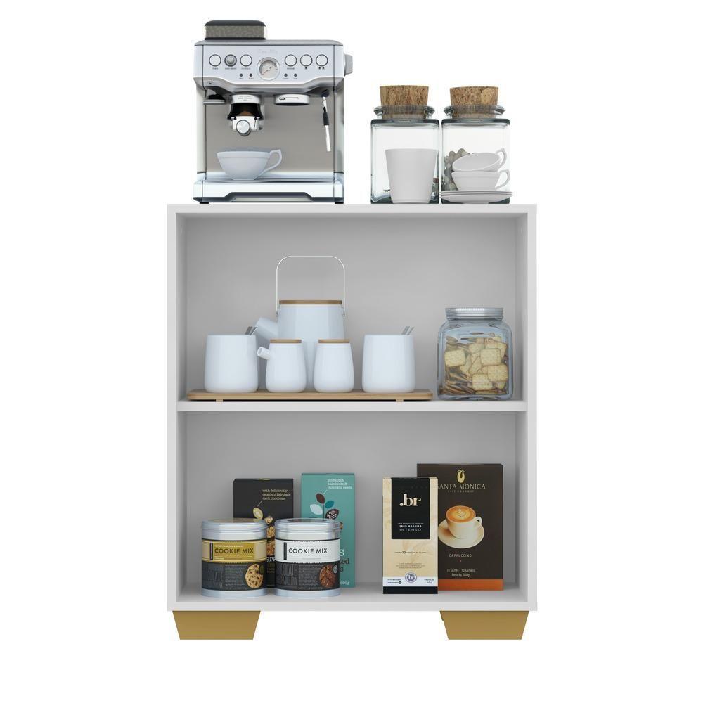 Aparador Cantinho do Café e 2 Portas Multimóveis Branco - 6