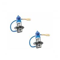 Par De Lampadas Halogena Super Brancas Code-tech One 12v H3 - 1