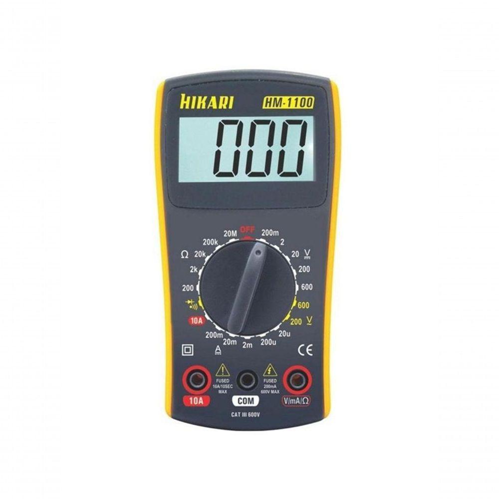 Multimetro Digital Hikari Hm-1100 Cat Iii 600v - 1
