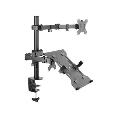Suporte Para Monitor E Notebook Com Articulação Dupla -