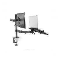 Suporte Para Monitor E Notebook Com Articulação Dupla - - 3