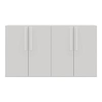 Aparador Buffet 4 Portas Viena V3604 Branco Branco - 3