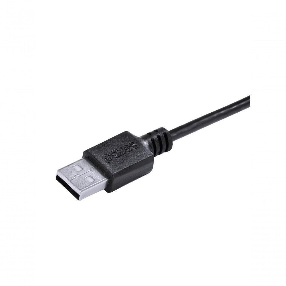 Cabo Usb A 2.0 Para Usb Tipo C Para Celular Smartphone 50cm Preto - Puacp-05 - 3