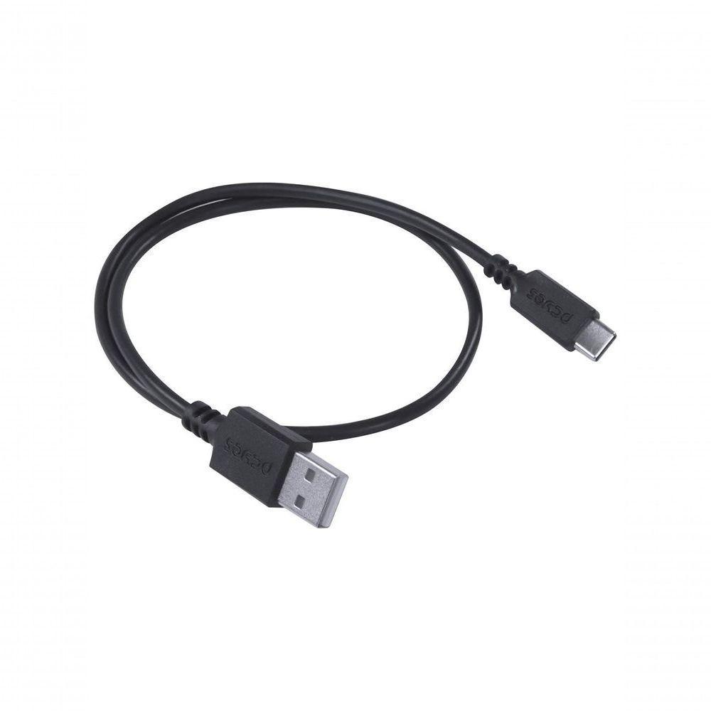 Cabo Usb A 2.0 Para Usb Tipo C Para Celular Smartphone 50cm Preto - Puacp-05 - 6