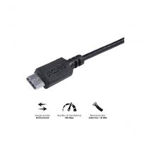 Cabo Usb A 2.0 Para Usb Tipo C Para Celular Smartphone 50cm Preto - Puacp-05 - 2