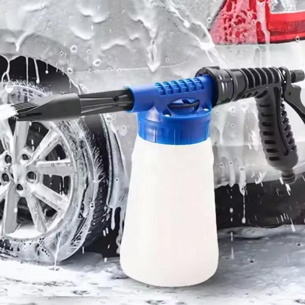 Pistola Jato De Espuma Limpeza Carros Lavagem Shampuzeira De Mangueira Janela Barco - 3