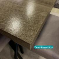 Mesa De Jantar 4 Lugares Quadrada 0,90m 1596 Carraro Legno - 4