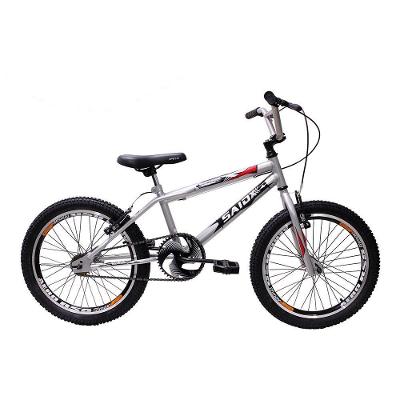 Bicicleta Aro 20 Bike Bmx Cross Freestyle Infantil Saidx Prata