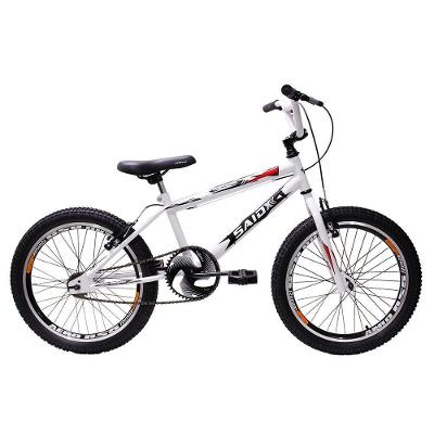 Bicicleta Aro 20 Bike Bmx Cross Freestyle Infantil Saidx Branca