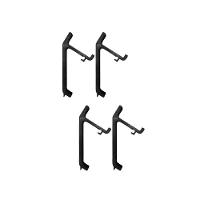 Conjunto 2 Grades Prateleiras Para Freezer Conservador Vf55 Preta 64 X 54 - Metalfrio