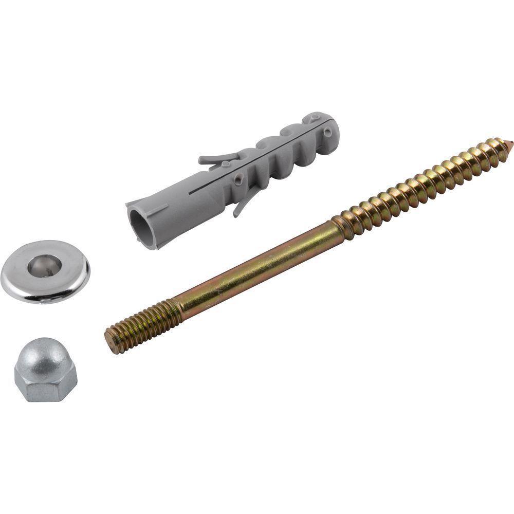 Conjunto Fixação Para Sanitário 12mm Latonado Com 2 Pçs Vonder - 1