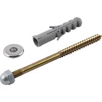 Conjunto Fixação Para Sanitário 12mm Latonado Com 2 Pçs Vonder - 2