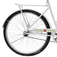 Bicicleta Aro 26 Tropical Feminina Freio De Pé Contra Pedal Branca