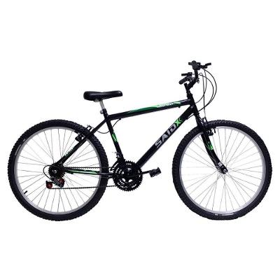 Bicicleta Aro 26 Masculina De Passeio 18 Marchas Saidx Preto