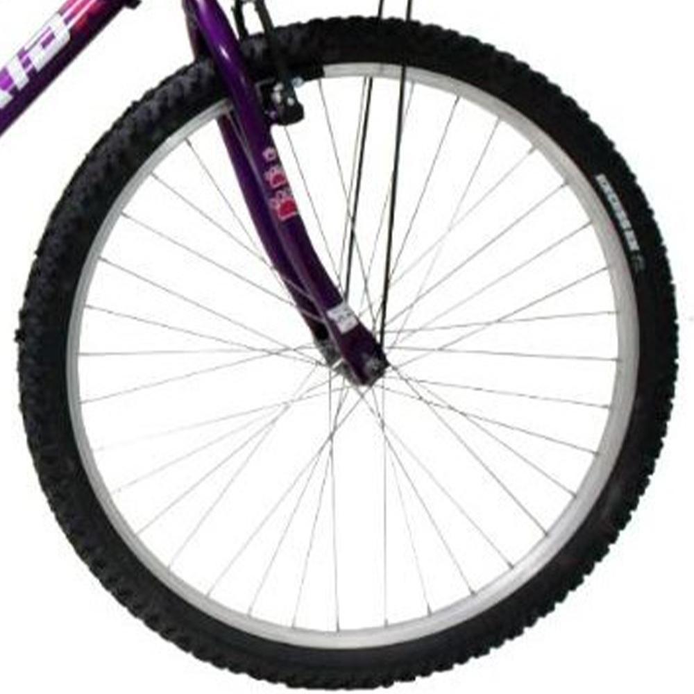 Bicicleta Aro 26 Feminina Mono Sem Marcha Com Cesta Saidx Violeta - 4