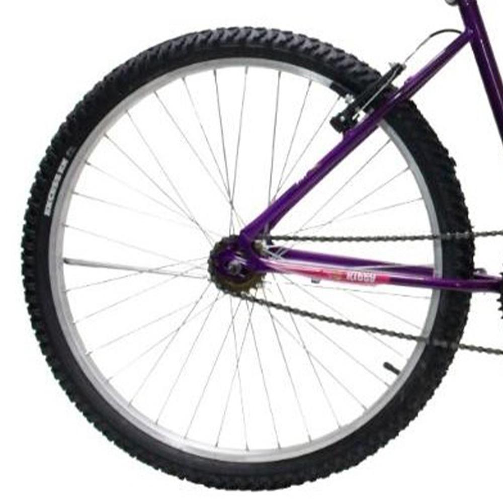 Bicicleta Aro 26 Feminina Mono Sem Marcha Com Cesta Saidx Violeta - 5