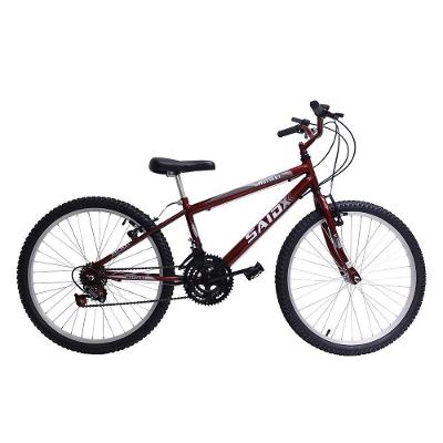 Bicicleta Aro 24 Masculina Infantil 18 Marchas Said-x Vermelho