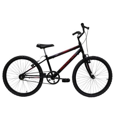Bicicleta Aro 24 Saidx Premium Infantil Unissex Mono Sem Marcha Preto Verme