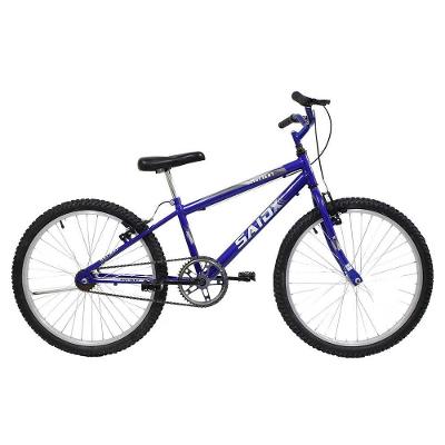 Bicicleta Aro 24 Masculina Mono Sem Marcha Saidx Azul