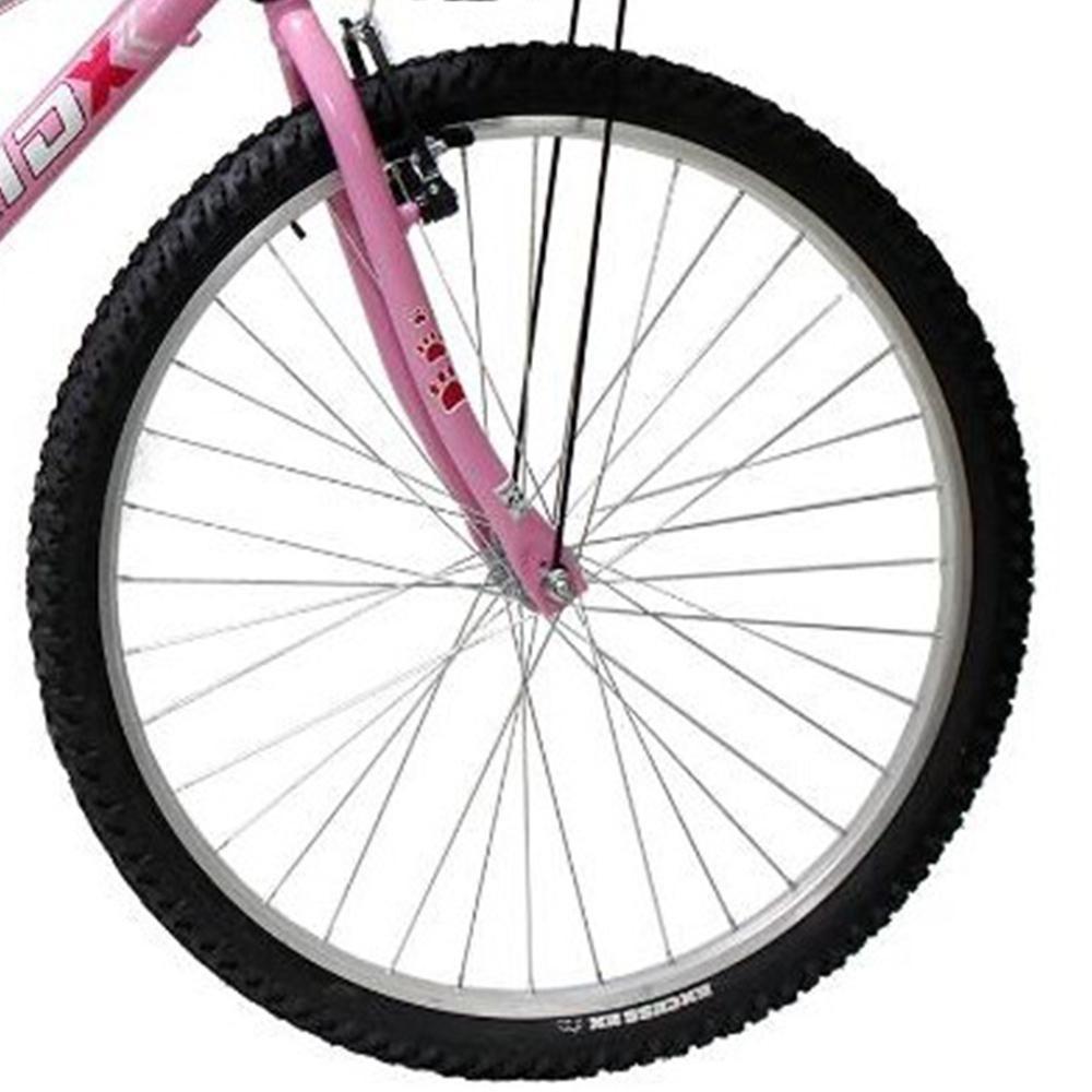 Bicicleta Aro 26 Feminina Mono Sem Marcha Com Cesta Saidx Rosa - 4