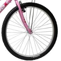 Bicicleta Aro 26 Feminina Mono Sem Marcha Com Cesta Saidx Rosa