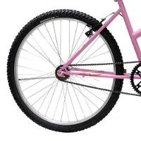 Bicicleta Aro 26 Feminina Mono Sem Marcha Com Cesta Saidx Rosa - 5