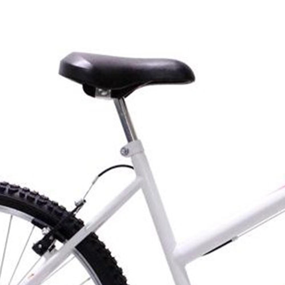 Bicicleta Aro 26 Feminina Mono Sem Marcha Com Cesta Saidx Branca - 2