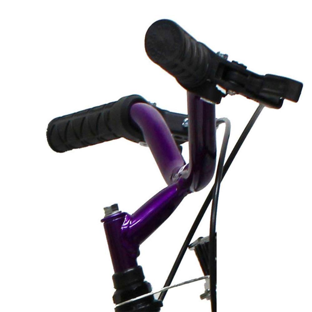 Bicicleta Aro 20 Mono Meninas Violeta Com Rodinhas - 4