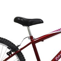 Bicicleta Aro 24 Feminina Mono Sem Marcha Com Cesta Saidx Vermelho - 2