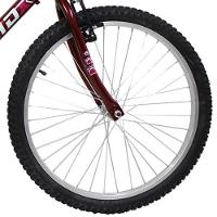 Bicicleta Aro 24 Feminina Mono Sem Marcha Com Cesta Saidx Vermelho - 5