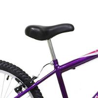 Bicicleta Aro 24 Feminina Mono Sem Marcha Com Cesta Saidx Violeta - 2