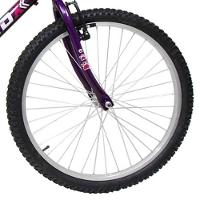 Bicicleta Aro 24 Feminina Mono Sem Marcha Com Cesta Saidx Violeta - 5