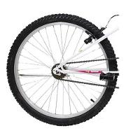 Bicicleta Aro 24 Feminina Mono Sem Marcha Com Cesta Saidx Branca - 3