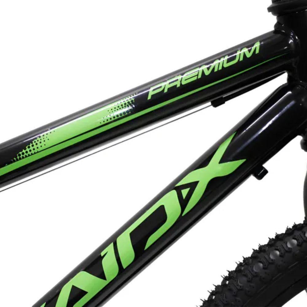 Bicicleta Aro 20 Bike Infantil Saidx Premium Feminina E Masculina Preto-verde - 5