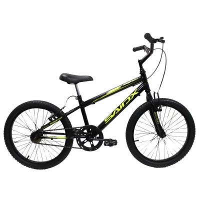 Bicicleta Aro 20 Bike Infantil Saidx Premium Feminina E Masculina Preto Amare
