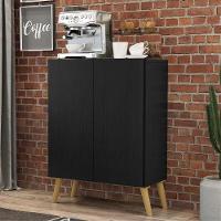 Aparador Cantinho do Café e2 Portas Multimóveis Preto