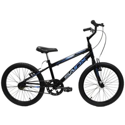 Bicicleta Aro 20 Bike Infantil Saidx Premium Feminina E Masculina Preto Azul