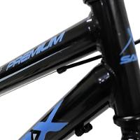 Bicicleta Aro 20 Bike Infantil Saidx Premium Feminina E Masculina Preto Azul - 3