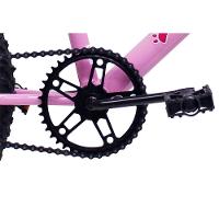 Bicicleta Aro 20 Bike Infantil Meninas Feminina Com Cesta Saidx Rosa - 3
