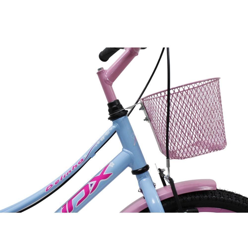 Bicicleta Aro 20 Bike Infantil Feminina Retrô Saidx Belinha Azul Bb C-aces Rosa - 2