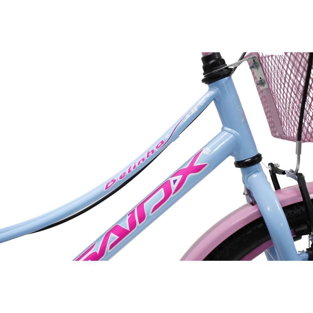Bicicleta Aro 20 Bike Infantil Feminina Retrô Saidx Belinha Azul Bb C-aces Rosa - 6