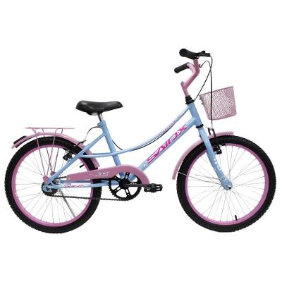Bicicleta Aro 20 Bike Infantil Feminina Retrô Saidx Belinha Azul Bb C-aces Rosa