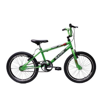 Bicicleta Aro 20 Bike Bmx Cross Freestyle Infantil Saidx Verde Kawasaki