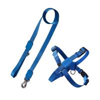 Peitoral Ajustável X Com Guia Para Cães - Azul Marinho - Tamanho P Para Pequenos Porte - 1