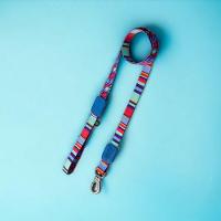 Peitoral Ajustável E Guia Para Cães - Azul Marinho - Grande - Conforto E Segurança - 3