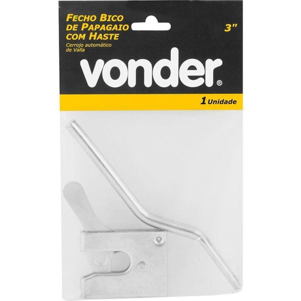 Fecho Bico Papagaio 3" Com Haste - Vonder - 2